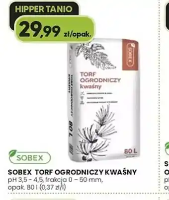 Hipper.pl Sobex Torf ogrodniczy kwaśny oferta