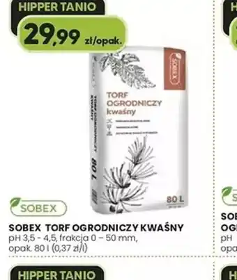Hipper.pl Sobex Torf ogrodniczy kwaśny oferta