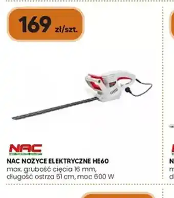 Hipper.pl NAC Nożyce elektryczne HE60 oferta
