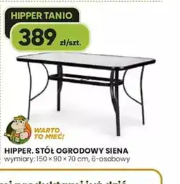 Hipper.pl Stół ogrodowy Siena Hipper oferta