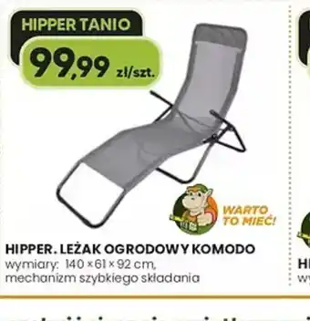 Hipper.pl Leżak ogrodowy Komodo Hipper oferta