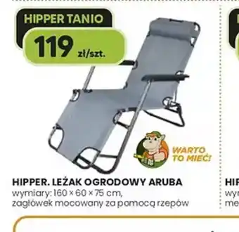 Hipper.pl Leżak ogrodowy Aruba Hipper oferta