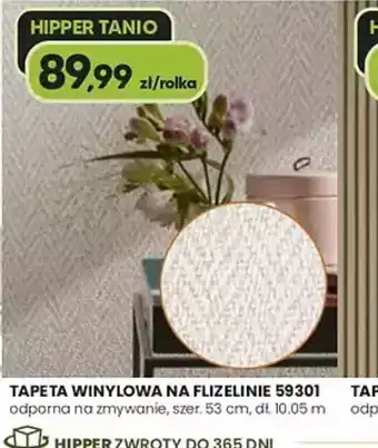 Hipper.pl Tapeta winylowa na flizelinie 59301 oferta