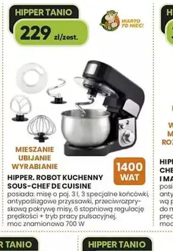 Hipper.pl Robot kuchenny Hipper Sous-Chef de Cuisine oferta