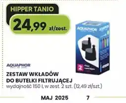 Hipper.pl Zestaw wkładów do butelki filtrującej Aquaphor oferta