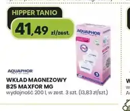 Hipper.pl Wkład magnezowy Aquaphor B25 Maxfor MG oferta