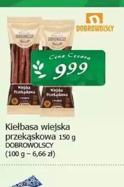 Cezar Delikatesy Kiełbasa wiejska przekąskowa Dobrowolscy oferta