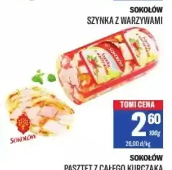 TomiMarkt Szynka z warzywami Sokołów oferta