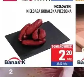 TomiMarkt Kiełbasa góralska pieczona Kozłowski oferta
