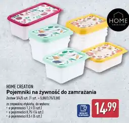 ALDI HOME CREATION Pojemniki na żywność do zamrażania oferta