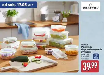 ALDI Crofton Pojemniki do przechowywania żywności oferta