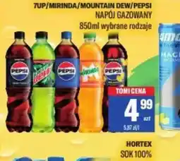 TomiMarkt Napój gazowany 7up/Mirinda/Mountain Dew/Pepsi oferta