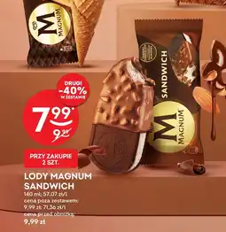 Żabka Lody Magnum Sandwich 140 ml oferta
