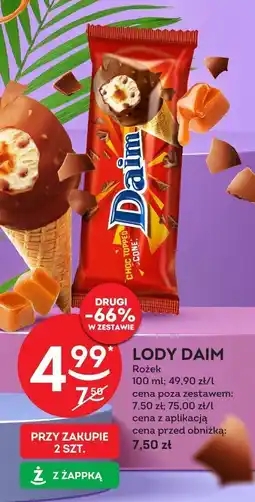 Żabka Lody Daim Rożek 100 ml oferta