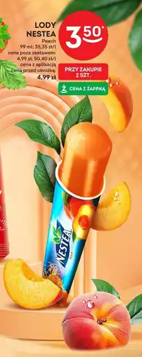 Żabka Lody Nestea Peach 99 ml oferta