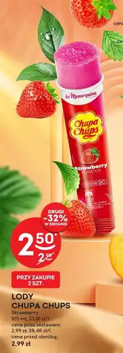 Żabka Lody Chupa Chups Strawberry 105 ml oferta