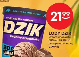 Żabka Lody dzik cream chocolate 500ml oferta