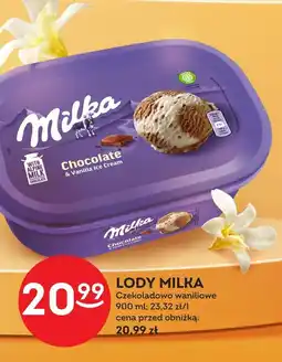 Żabka Lody milka chocolate & vanilla ice cream 900ml oferta