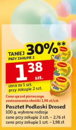 Auchan Pasztet z papryką Drosed podlaski oferta