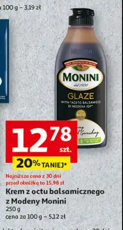 Auchan Krem z octu balsamicznego z modeny Monini glaze oferta