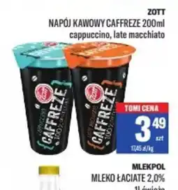 TomiMarkt Napój kawowy Caffreze Zott oferta