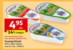 Auchan Twaróg tłusty Piątnica twaróg wiejski oferta
