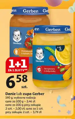 Auchan Zupka jarzynowa z cielęciną Gerber oferta