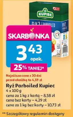Auchan Ryż parboiled Kupiec oferta