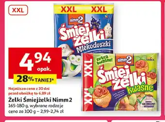 Auchan Żelki kwaśne Nimm2 oferta