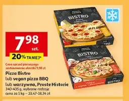 Auchan Pizza z szynką i pieczarkami Iglotex proste historie bistro oferta