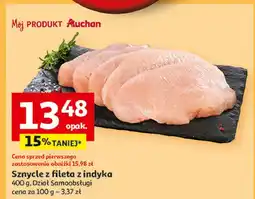 Auchan Sznycel z fileta z piersi indyka Auchan oferta