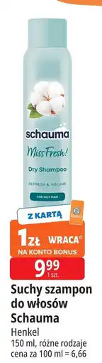 E.Leclerc Suchy szampon do włosów Schauma Miss Fresh Dry Shampoo oferta