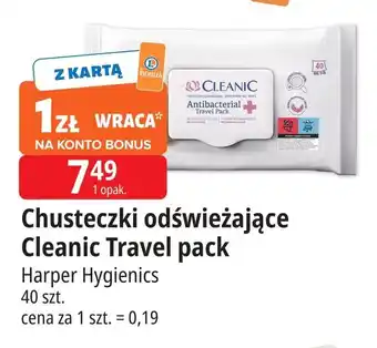 E.Leclerc Chusteczki antibacterial Cleanic oferta
