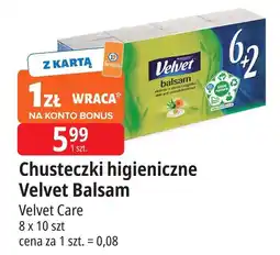 E.Leclerc Chusteczki higieniczne Velvet Balsam oferta