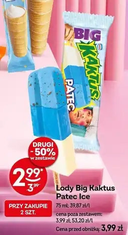 Żabka Lody Big Kaktus Patec Ice 75 ml oferta