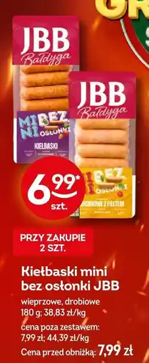 Żabka Kiełbaski mini bez osłonki JBB oferta
