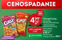 Żabka Chrupki Curly różne rodzaje 100-120g Lorenz oferta