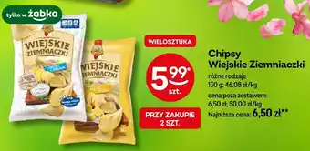 Żabka Chipsy Wiejskie Ziemniaczki 130g oferta