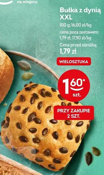 Żabka Bułka z dynią XXL Żabka oferta
