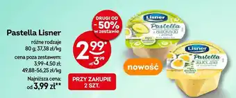 Żabka Pastella Lisner jajeczna 80g oferta