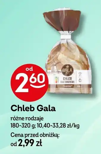 Żabka Chleb Gala różne rodzaje 180-320g oferta