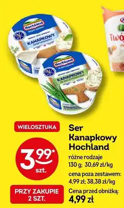 Żabka Ser Kanapkowy Hochland 130g oferta