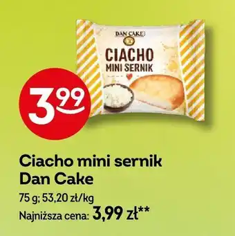 Żabka Ciacho mini sernik Dan Cake 75g oferta