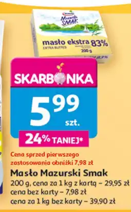 Auchan Masło ekstra Mlekpol mazurski smak oferta