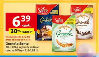 Auchan Granola orzechowa Sante granola oferta