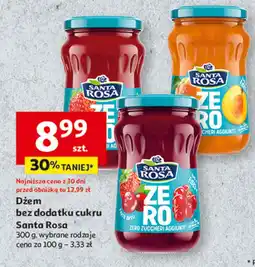 Auchan Dżem zero morela SANTA ROSA oferta