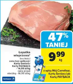 Carrefour Łopatka wieprzowa oferta