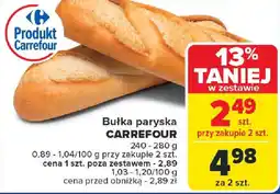 Carrefour Bułka paryska CARREFOUR oferta