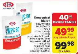 Carrefour Koncentrat białek SBA WPC80 MLEKOVITA oferta