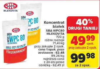 Carrefour Koncentrat białek SBA WPC80 MLEKOVITA oferta